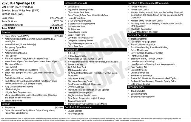Certified 2023 Kia Sportage LX image 33