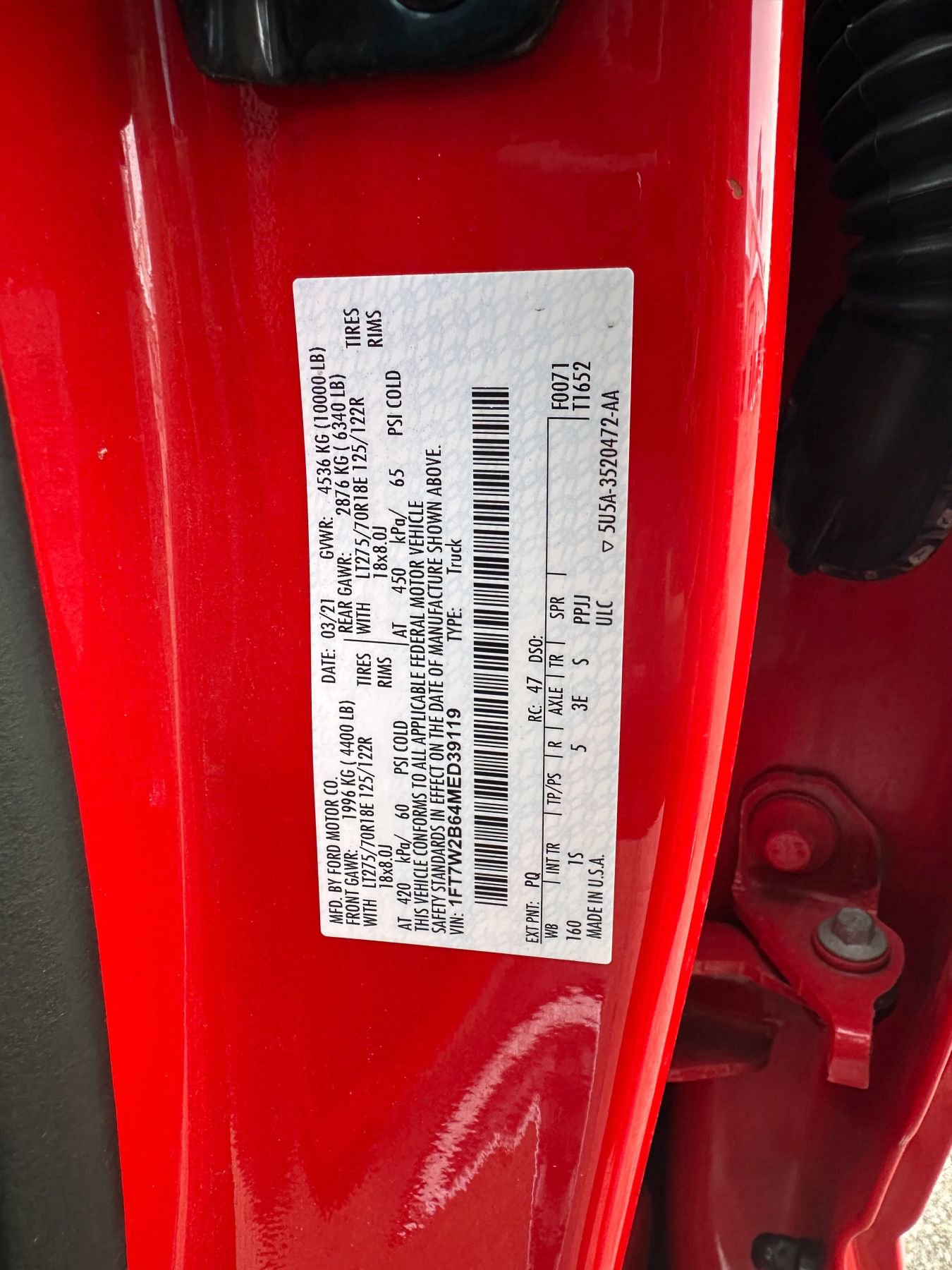 Used 2021 Ford F250 XL w/ STX Appearance Package image 9