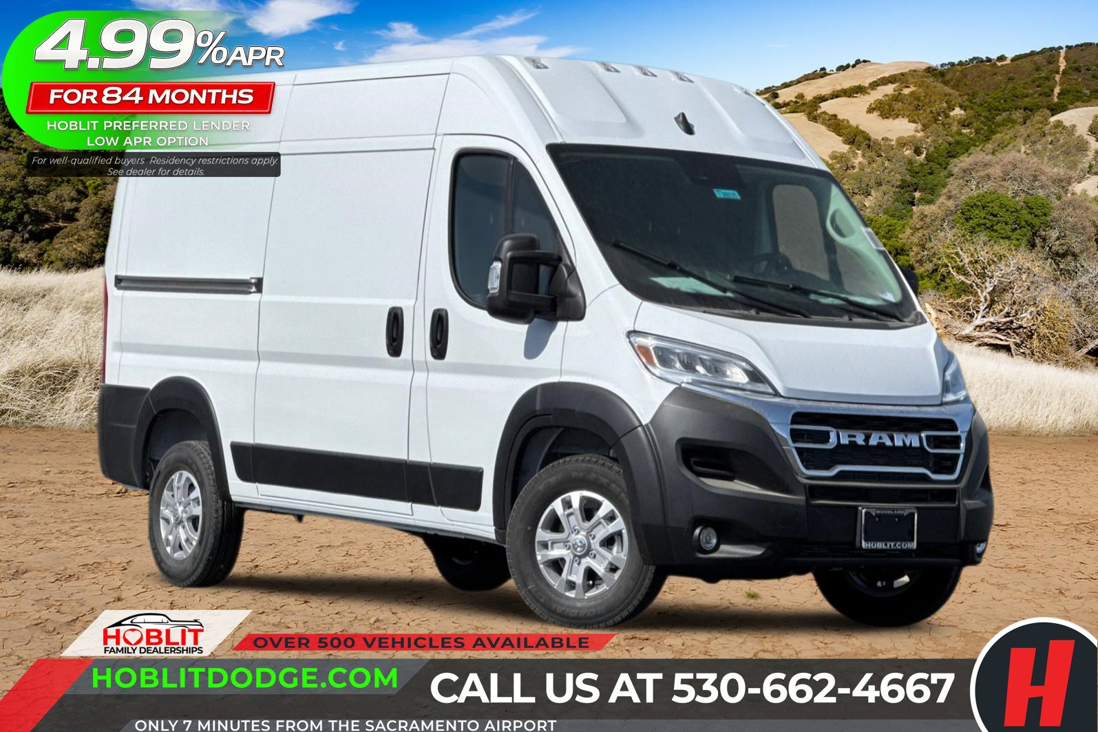 New 2026 RAM ProMaster 1500 w/ Quick Order Package 22G SLT image 1