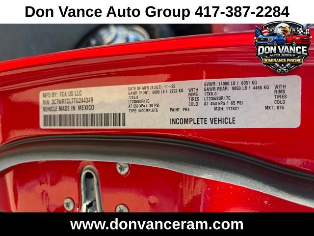 New 2026 RAM 3500 Tradesman w/ Chrome Appearance Group A image 25