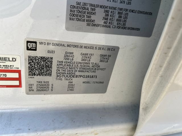 Used 2023 GMC Sierra 1500 SLT AWD/4WD image 8