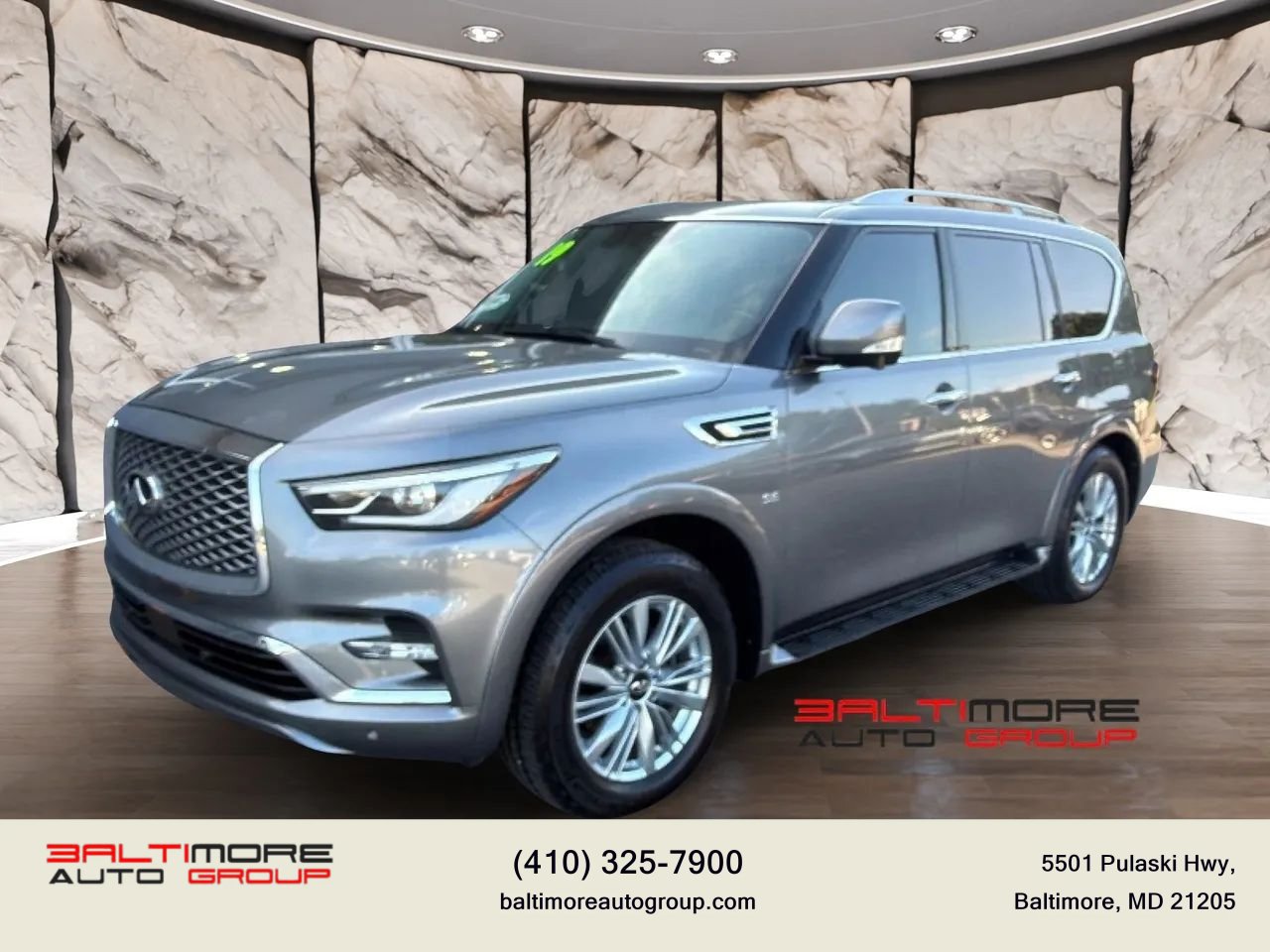 Used 2019 INFINITI QX80 Luxe w/ Proassist Package AWD/4WD image 1