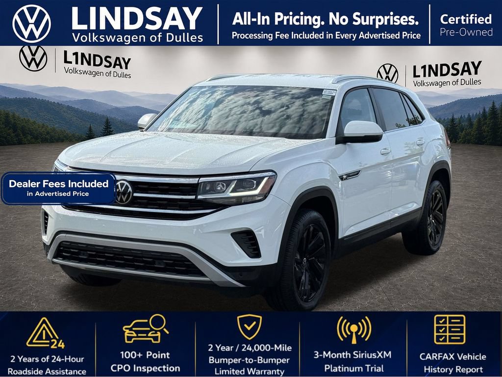 Used 2023 Volkswagen Atlas Cross Sport SE w/ Black Wheel Package AWD/4WD image 4