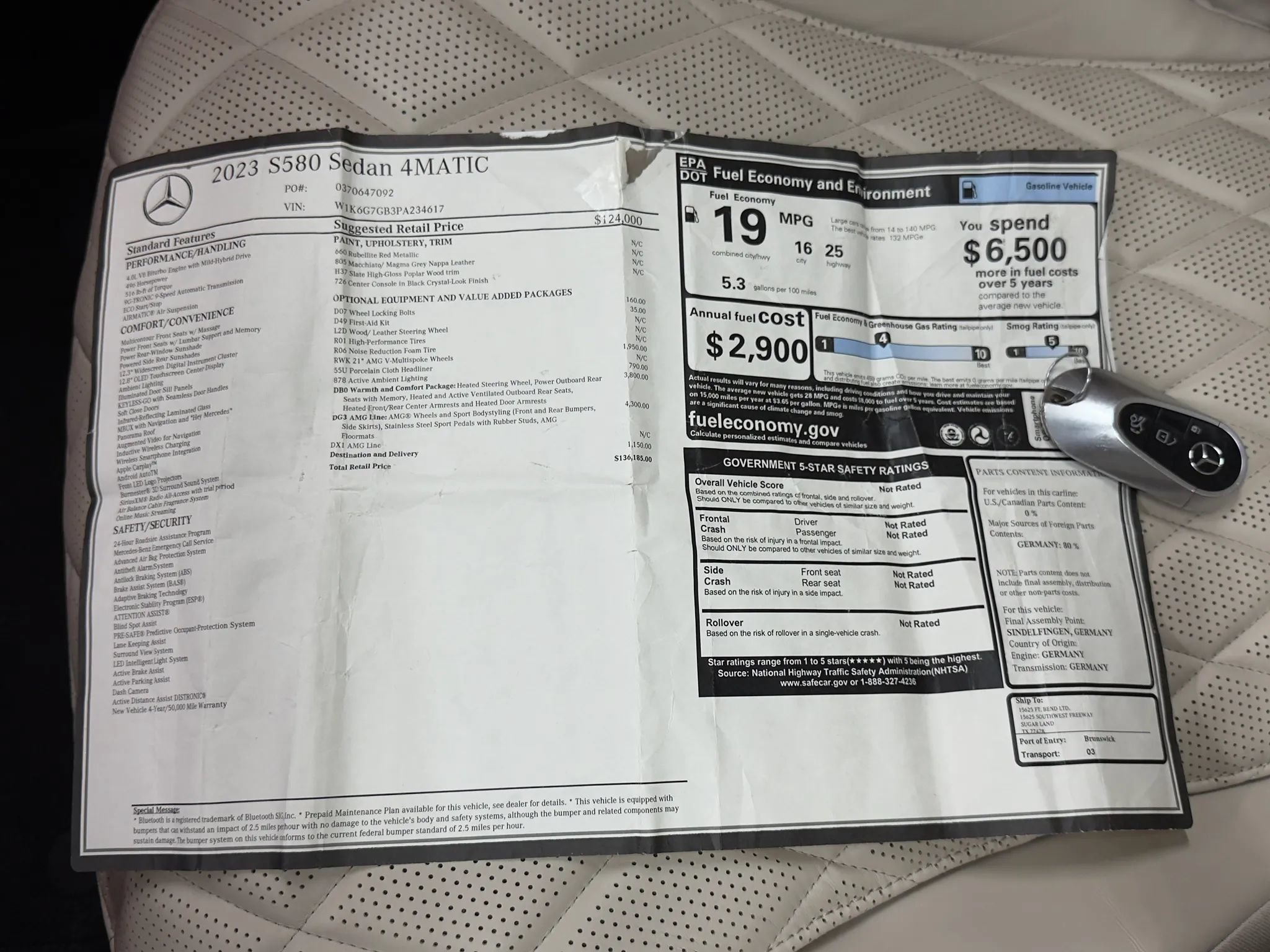 Used 2023 Mercedes-Benz S 580 4MATIC Sedan image 54