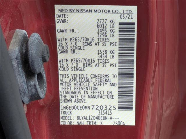 Used 2021 Nissan Frontier S image 23