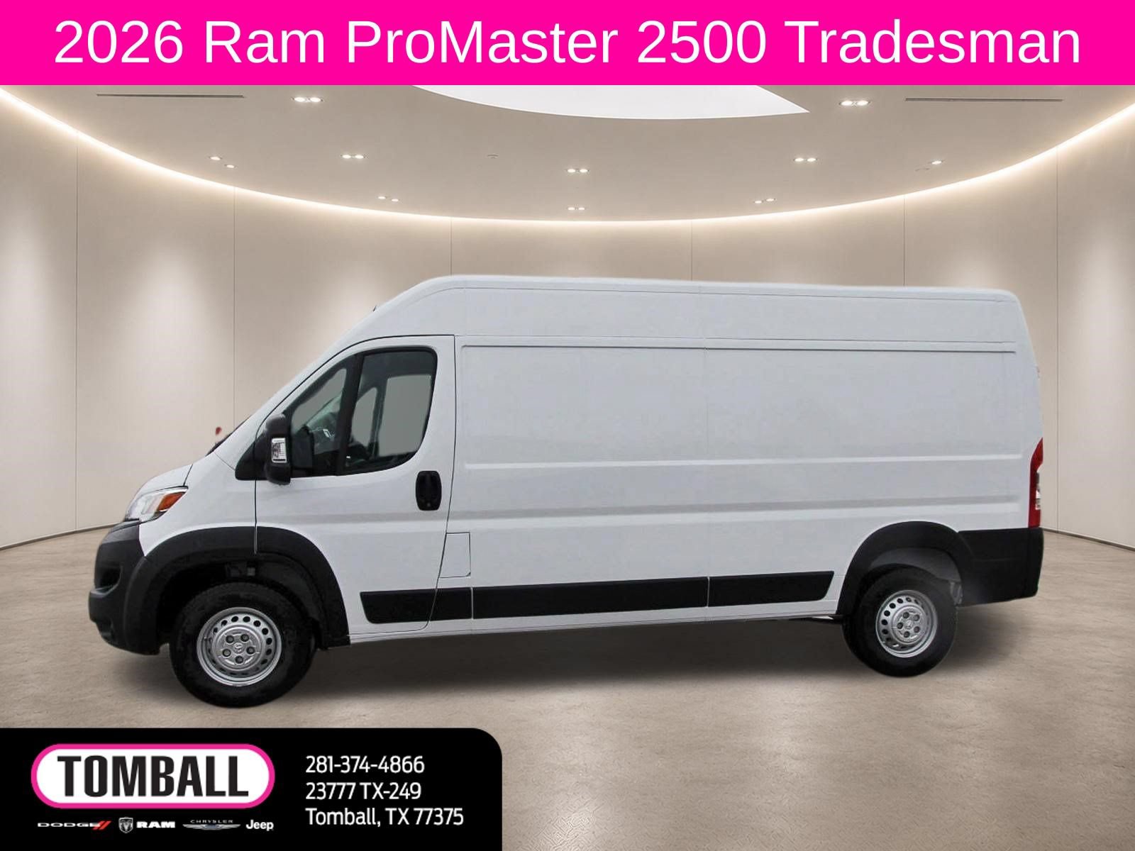 New 2026 RAM ProMaster 2500 w/ Convenience Group FWD image 4