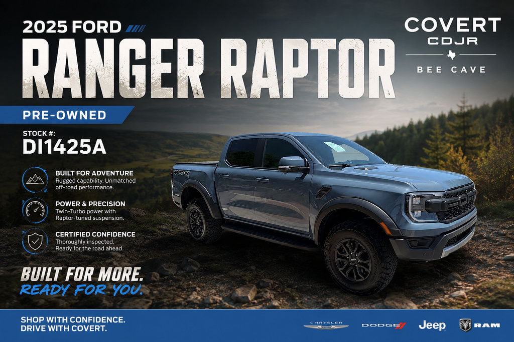 Used 2025 Ford Ranger Raptor AWD/4WD 360° Tour