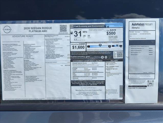 New 2026 Nissan Rogue Platinum w/ Tech Package AWD/4WD image 23
