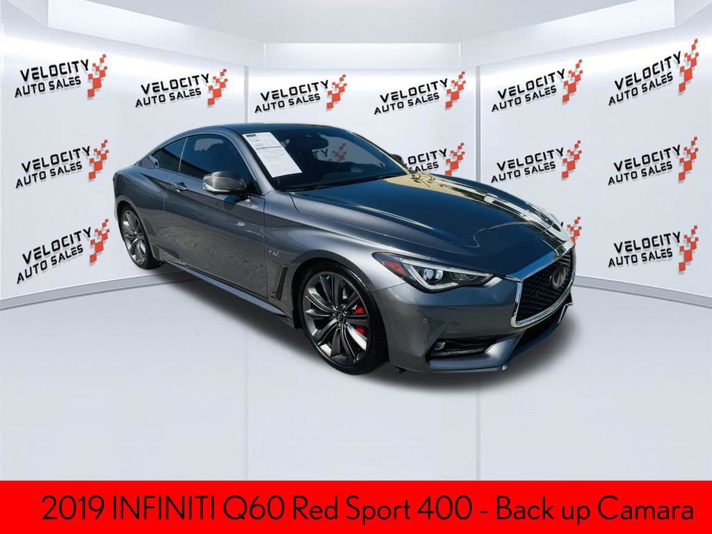 Used 2019 INFINITI Q60 Red Sport 400 w/ Proactive Package RWD image 1