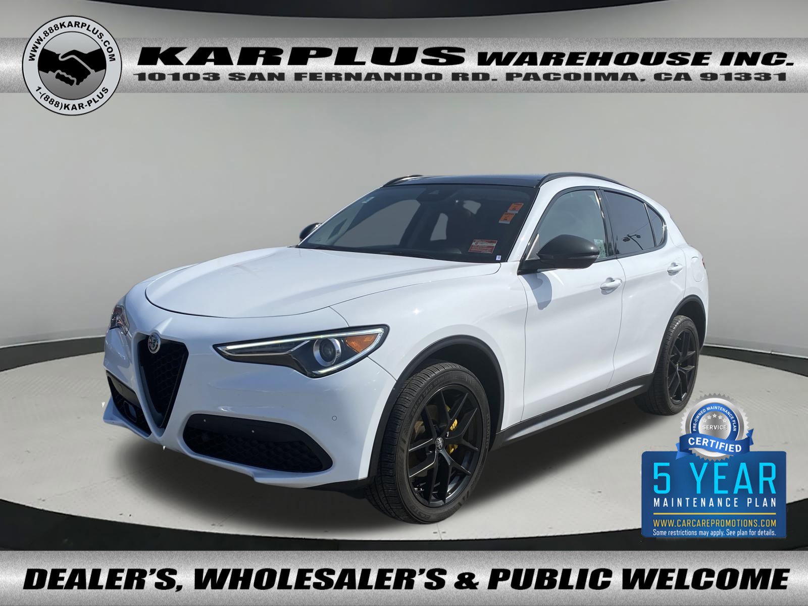 Used 2020 Alfa Romeo Stelvio w/ Nero Edizione