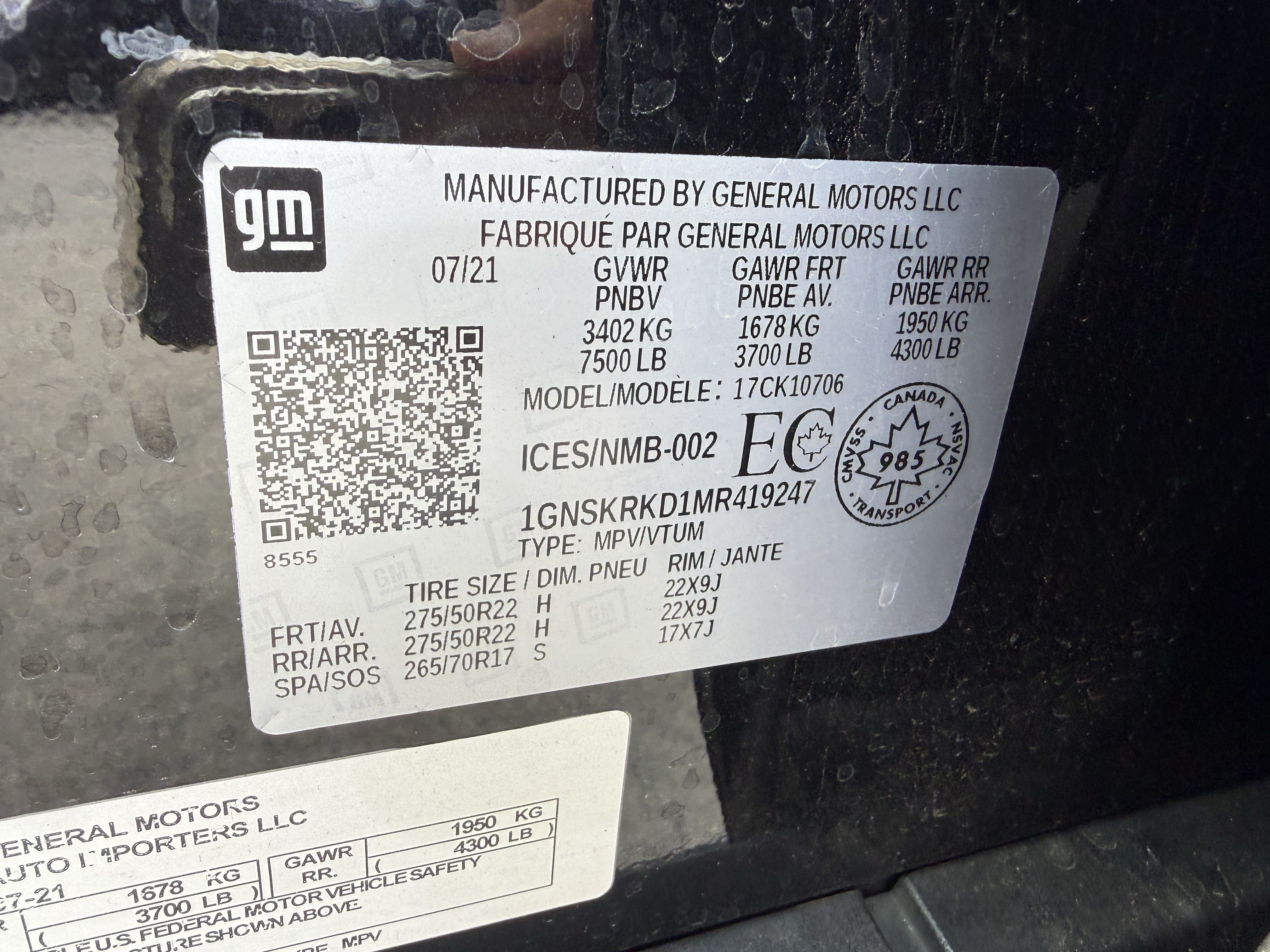Used 2021 Chevrolet Tahoe RST AWD/4WD image 33