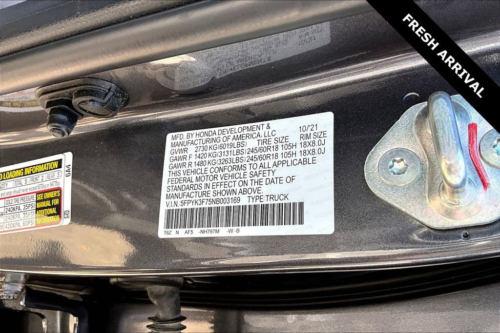 Used 2022 Honda Ridgeline RTL-E image 19
