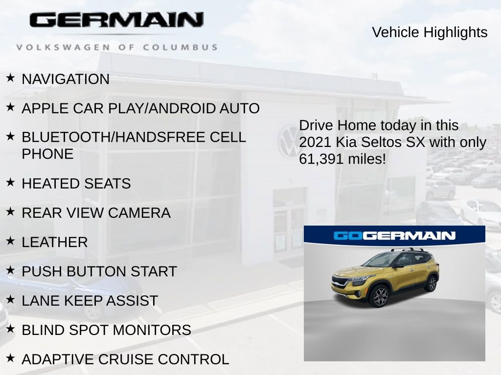 Used 2021 Kia Seltos SX AWD/4WD image 6