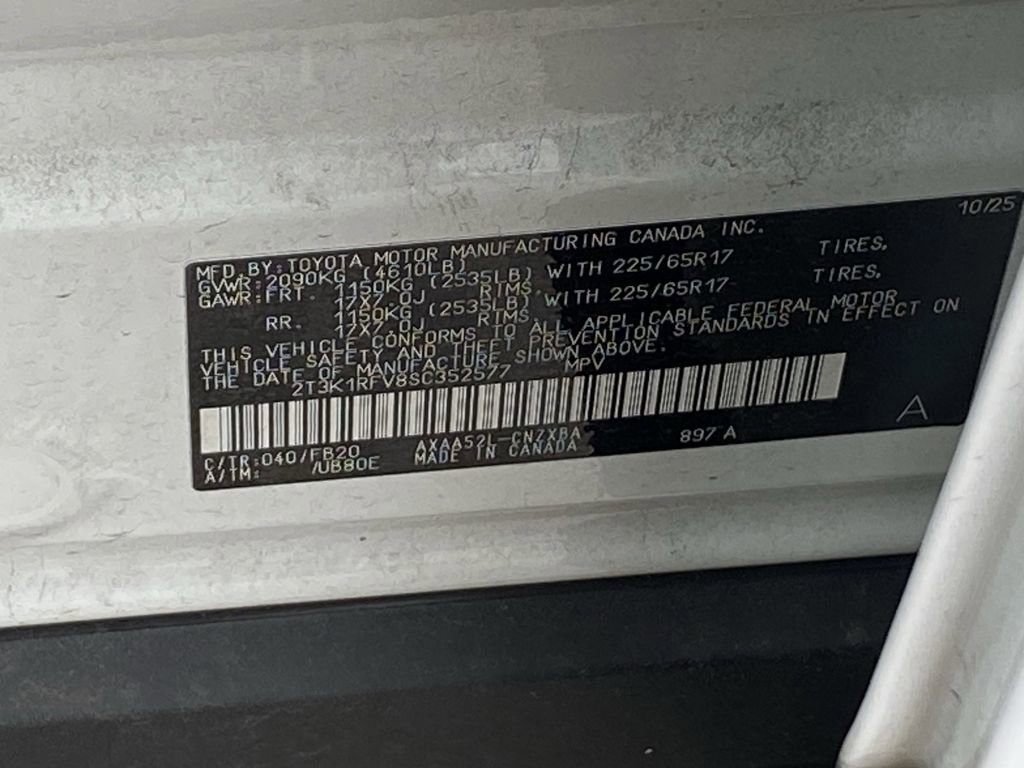 Certified 2025 Toyota RAV4 LE FWD image 12