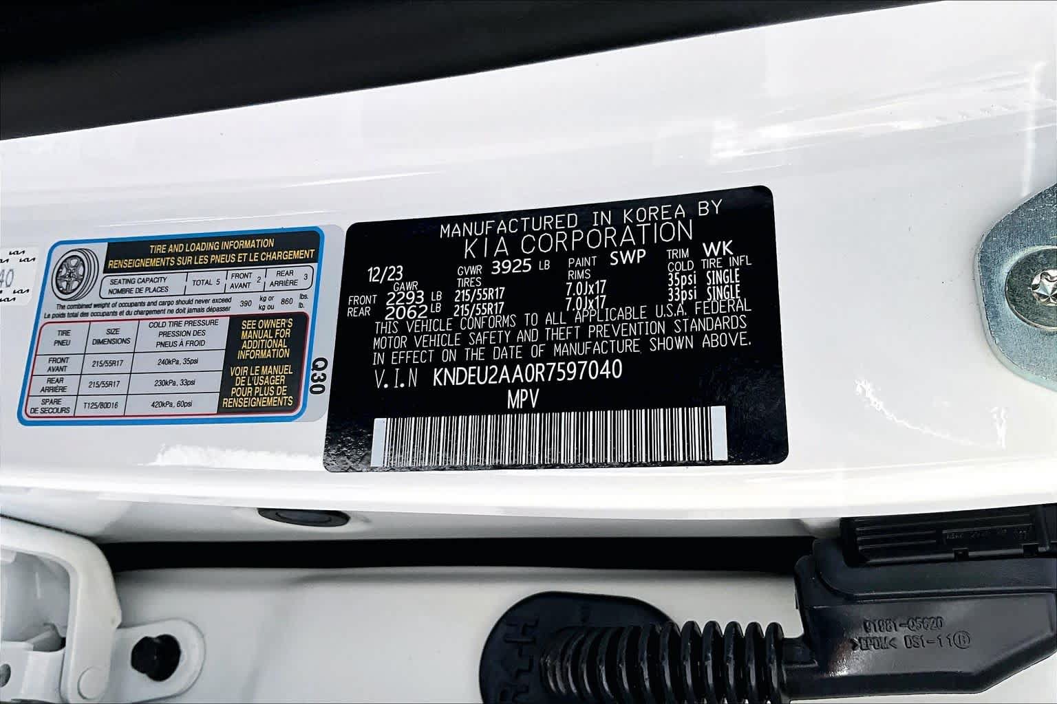 Used 2024 Kia Seltos S FWD image 35