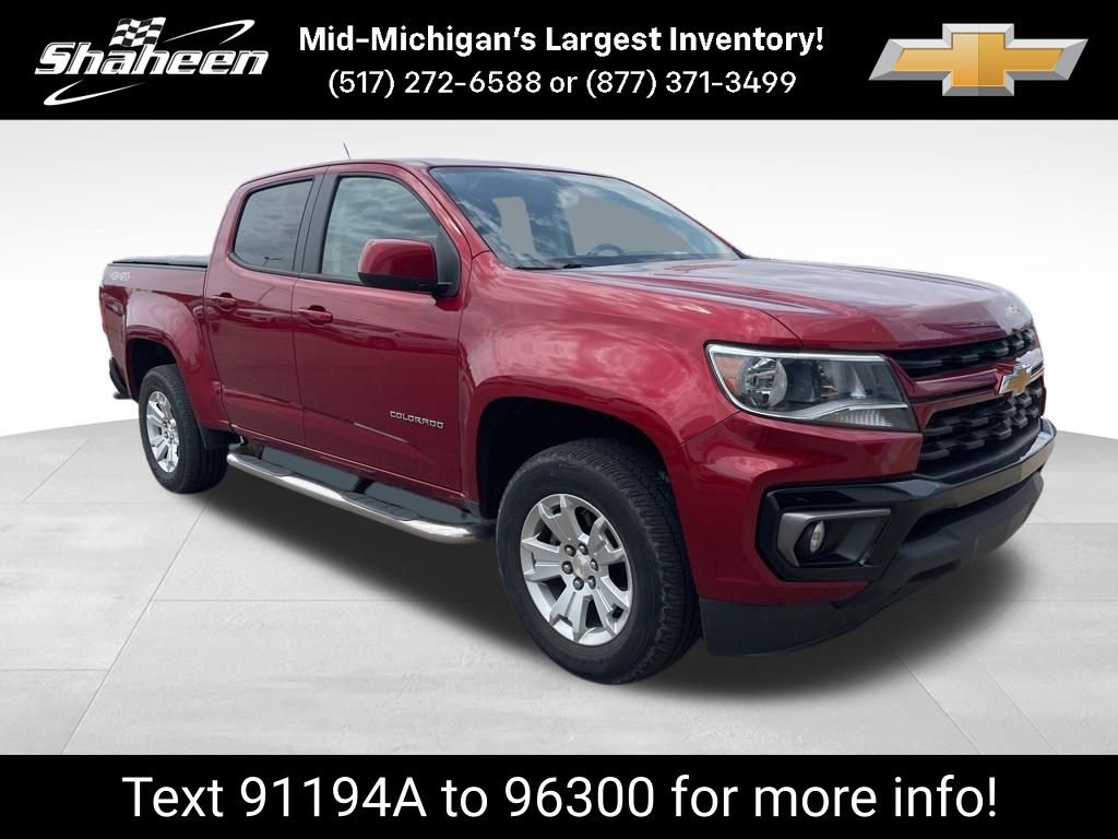 Used 2021 Chevrolet Colorado LT w/ LT Convenience Package AWD/4WD image 1
