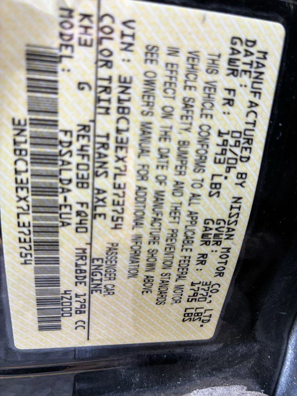 Used 2007 Nissan Versa 1.8 S w/ PWR Pkg image 18