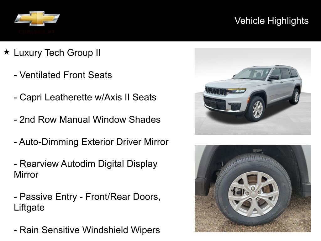 Used 2023 Jeep Grand Cherokee L Limited w/ Luxury Tech Group II image 17
