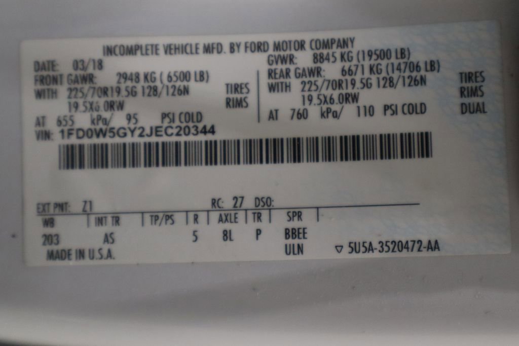 Used 2018 Ford F550 2WD Crew Cab Super Duty image 18