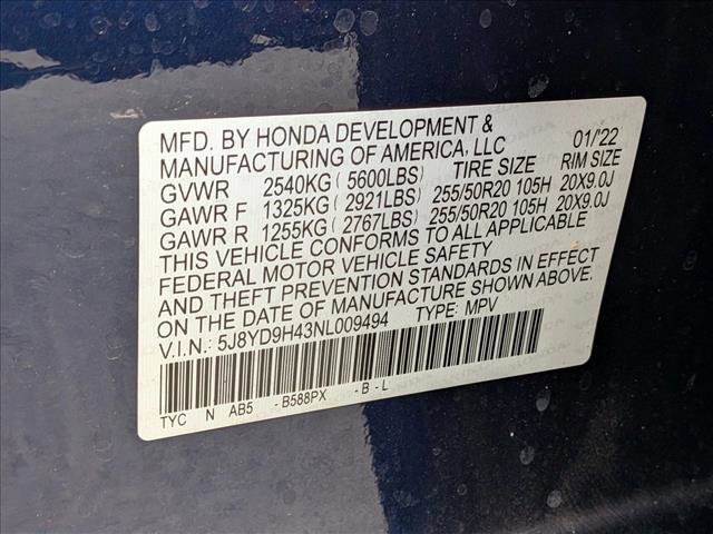 Used 2022 Acura MDX w/Technology Package image 21