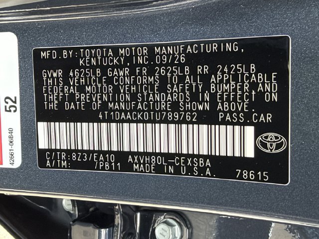 New 2026 Toyota Camry SE w/ Convenience Package FWD image 25