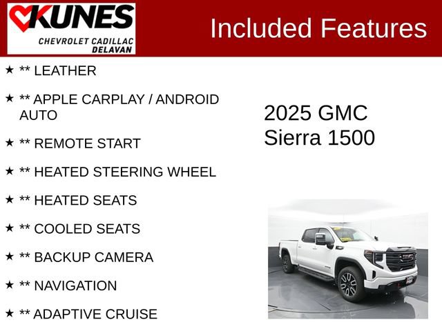 Used 2025 GMC Sierra 1500 AT4 w/ Technology Package AWD/4WD image 3