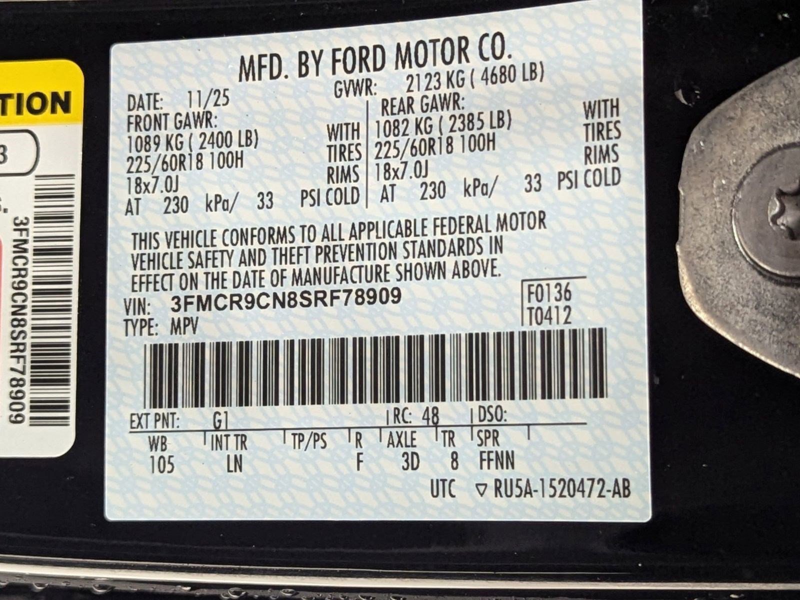 New 2025 Ford Bronco Sport Outer Banks w/ Outer Banks Tech Package+ image 17