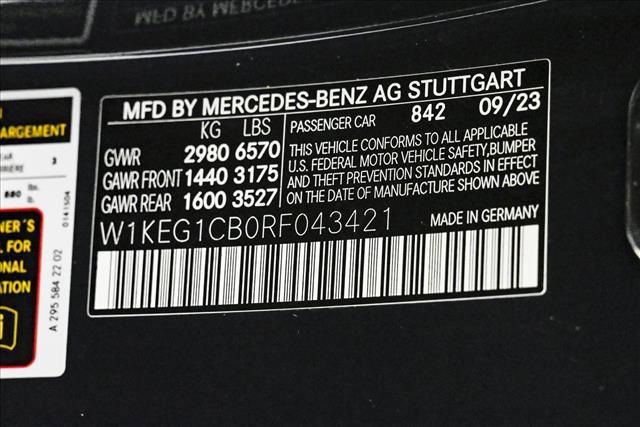 Certified 2024 Mercedes-Benz EQE 350+ 4MATIC Sedan w/ Driver Assistance Package image 26