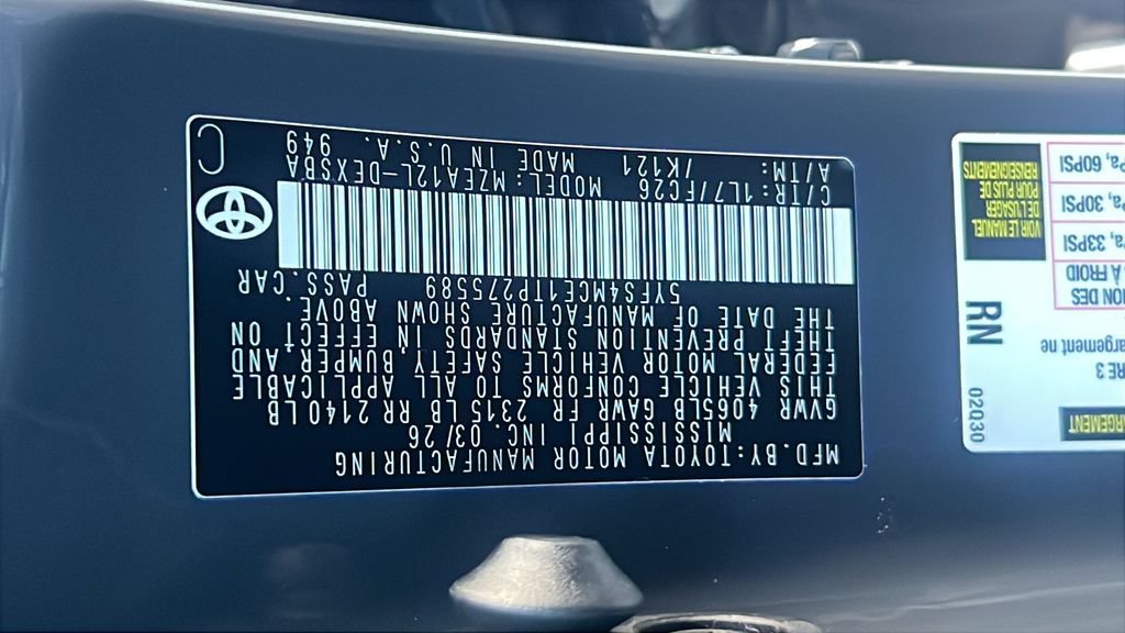 Certified 2026 Toyota Corolla SE FWD image 22