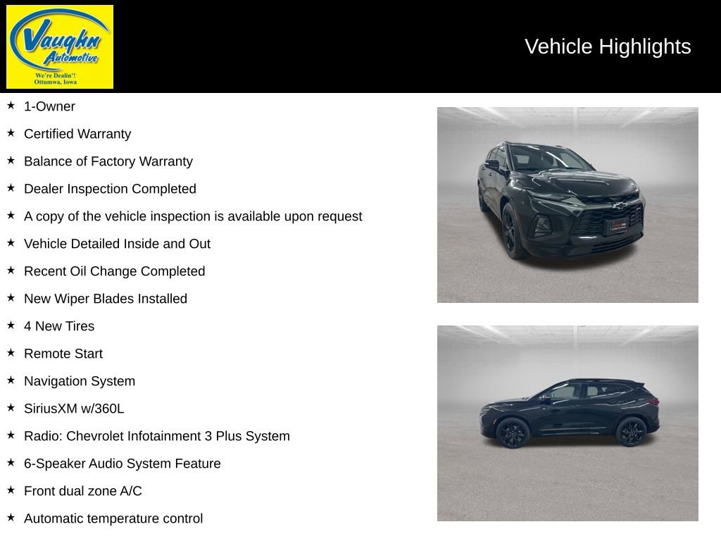 Certified 2022 Chevrolet Blazer RS image 2