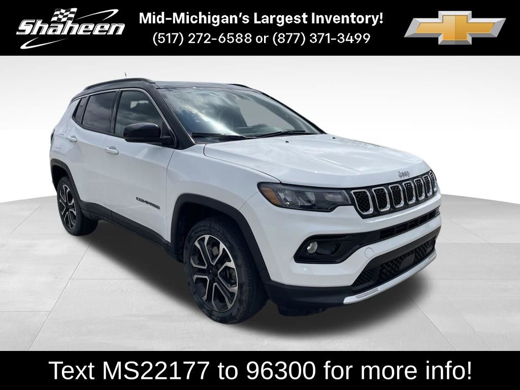Used 2023 Jeep Compass Limited w/ Sun and Sound Group AWD/4WD 360° Tour