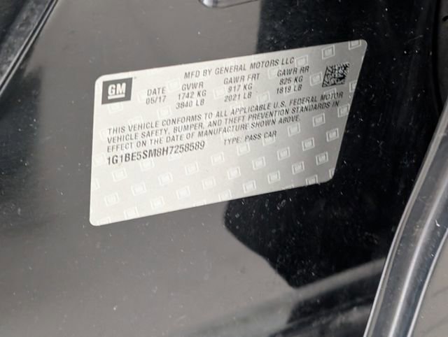 Certified 2017 Chevrolet Cruze LT w/ Convenience Package image 17