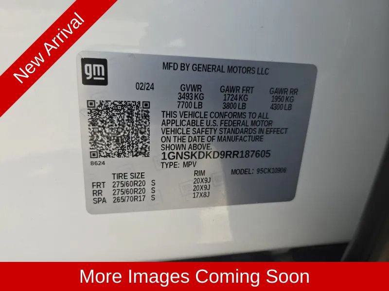 Used 2024 Chevrolet Suburban Z71 w/ Z71 Off-Road Package AWD/4WD image 9