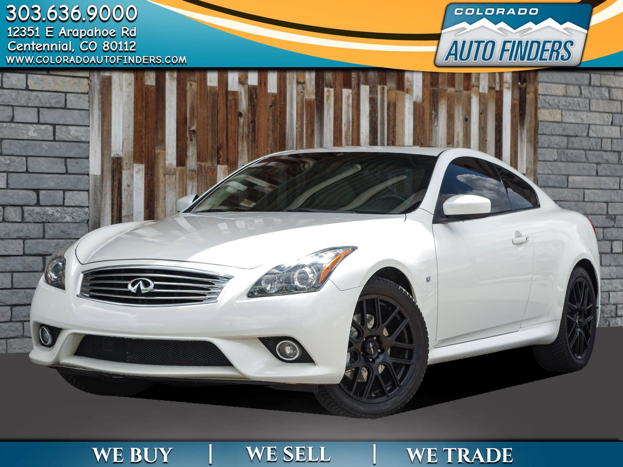 Used 2015 INFINITI Q60 AWD Coupe w/ Premium Package