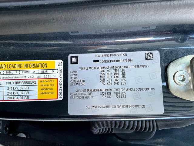 Used 2021 Chevrolet Tahoe Z71 w/ Z71 Off-Road Package AWD/4WD image 21