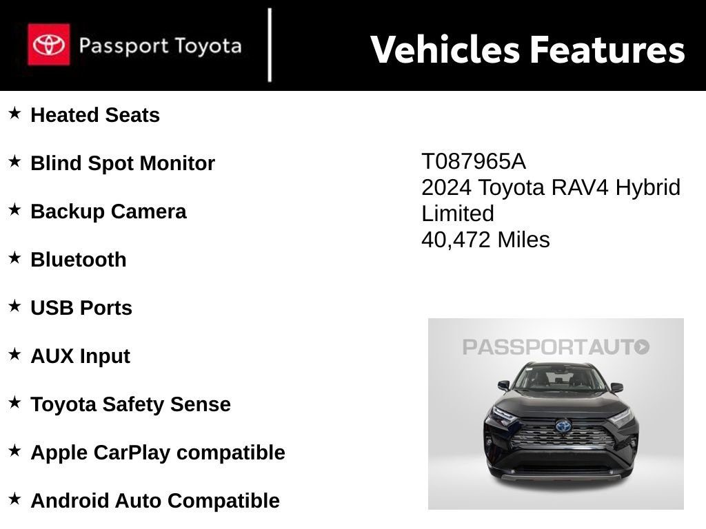 Used 2024 Toyota RAV4 Limited w/ Advanced Technology Package image 9