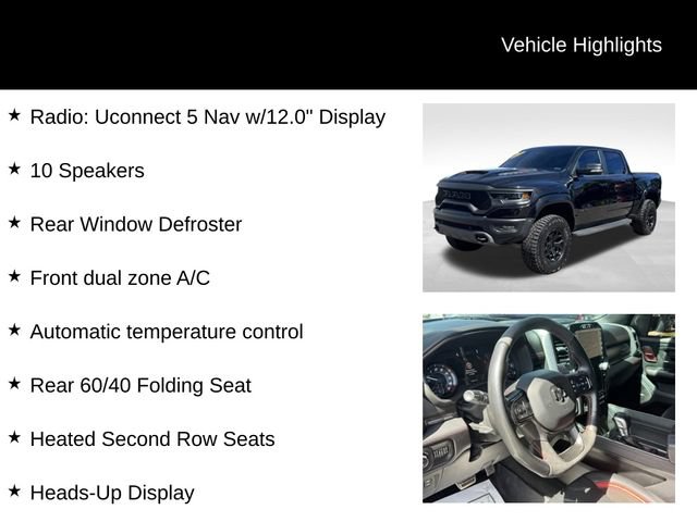 Used 2022 RAM 1500 TRX w/ TRX Level 2 Equipment Group AWD/4WD image 16