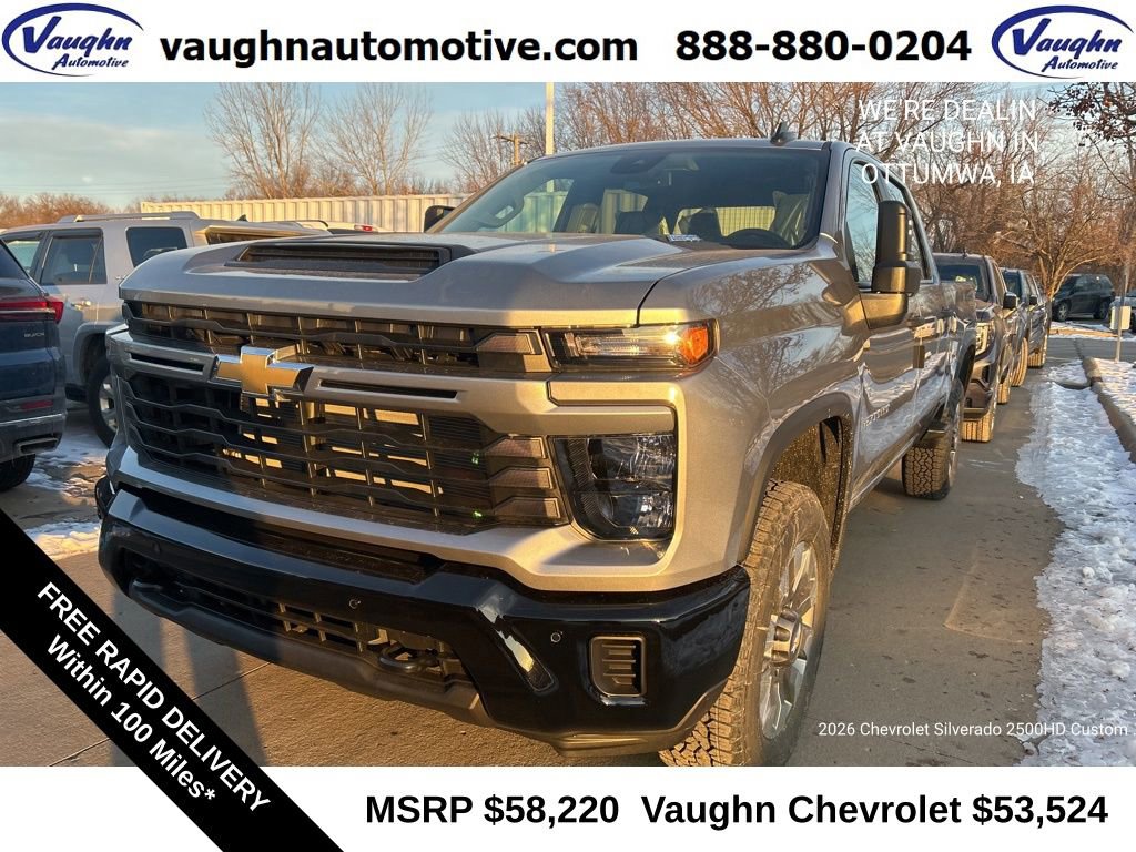 New 2026 Chevrolet Silverado 2500 Custom w/ Custom Value Package image 1