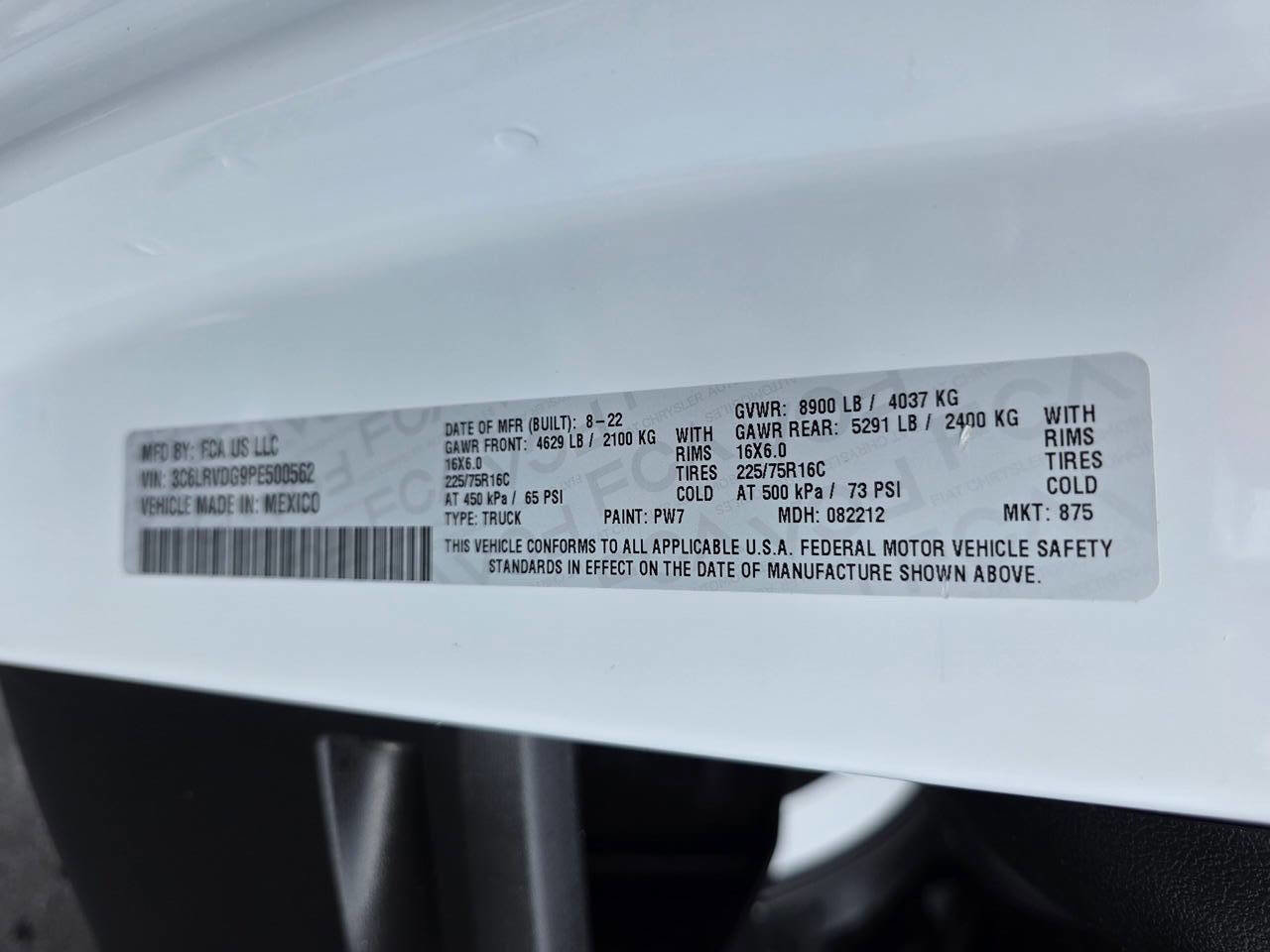 Used 2023 RAM ProMaster 2500 image 23