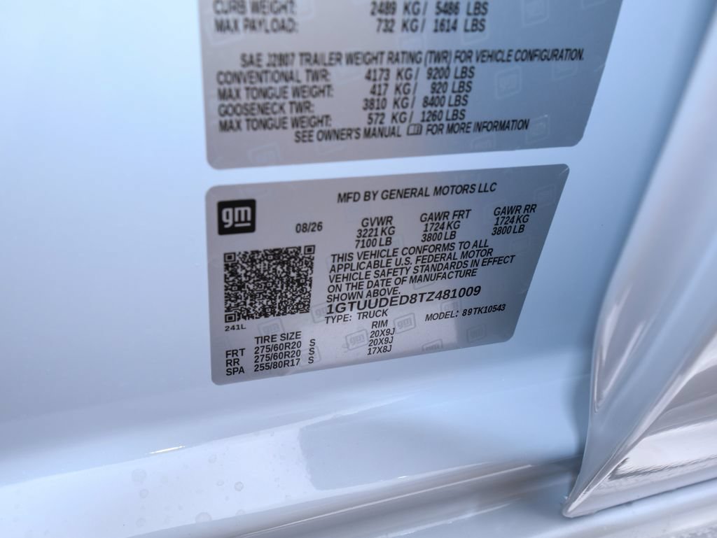 New 2026 GMC Sierra 1500 SLT w/ SLT Premium Plus Package AWD/4WD image 37