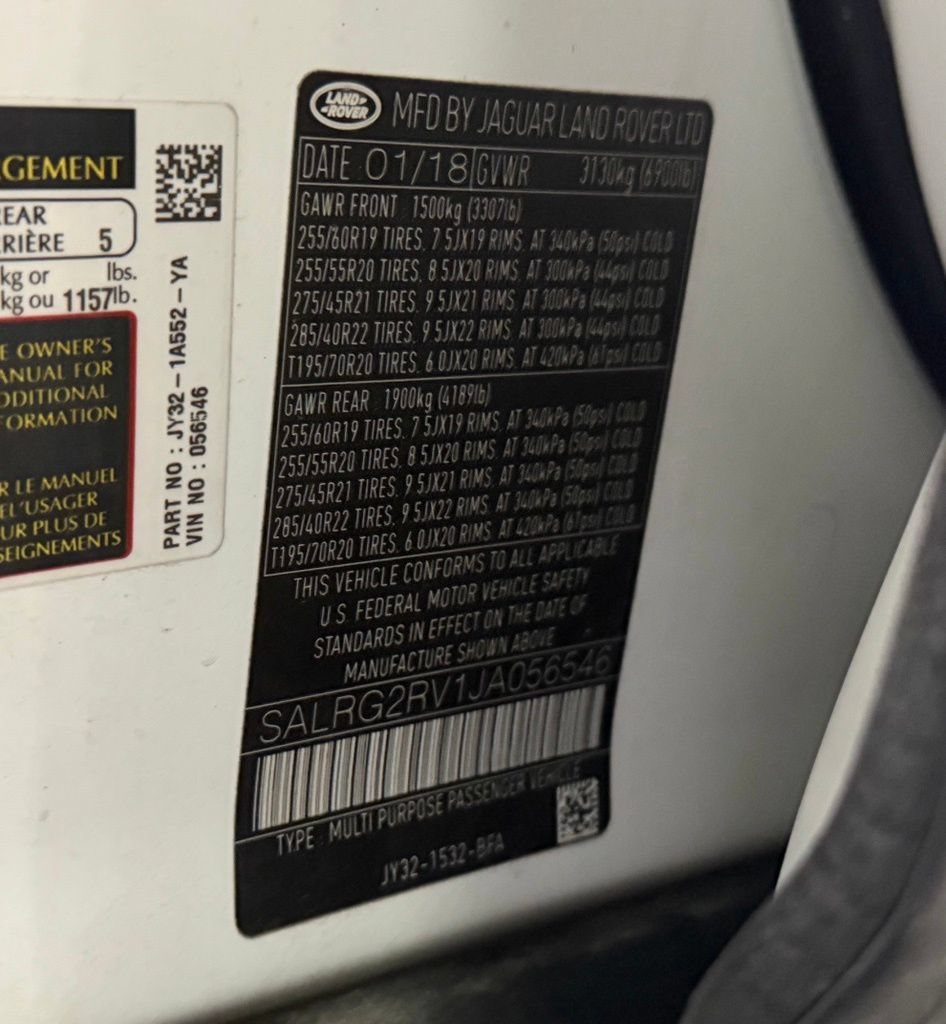 Used 2018 Land Rover Discovery SE AWD/4WD image 27