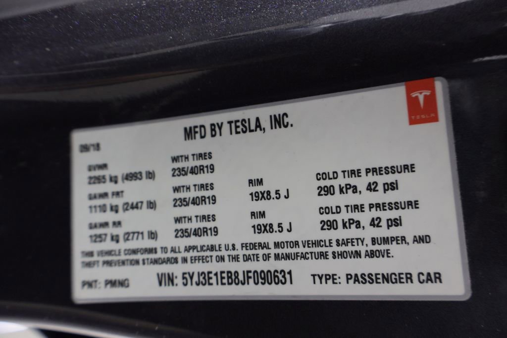 Used 2018 Tesla Model 3 Long Range image 21