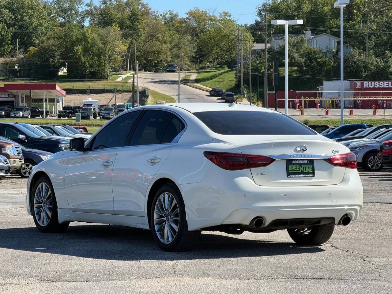 Used 2021 INFINITI Q50 Luxe w/ Seat & Sound Package AWD/4WD image 2