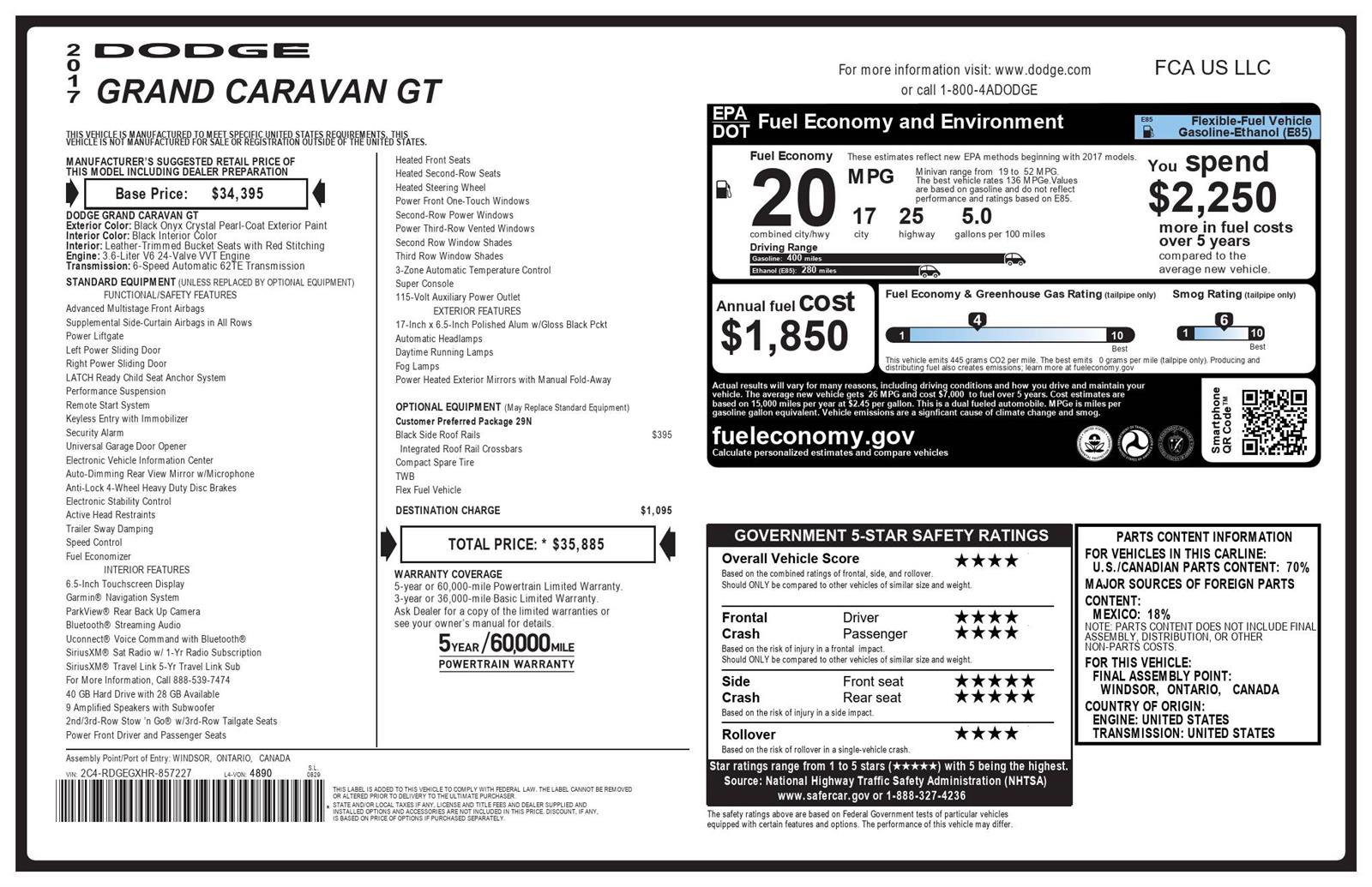 Used 2017 Dodge Grand Caravan GT FWD image 21