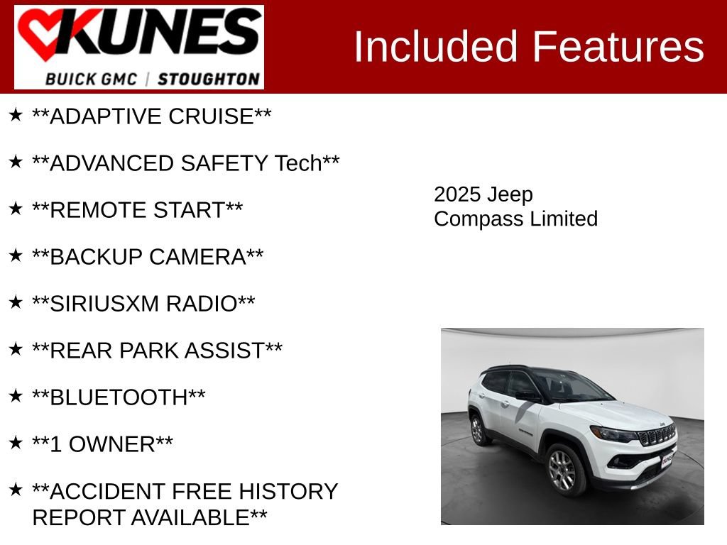 Used 2025 Jeep Compass Limited AWD/4WD image 2