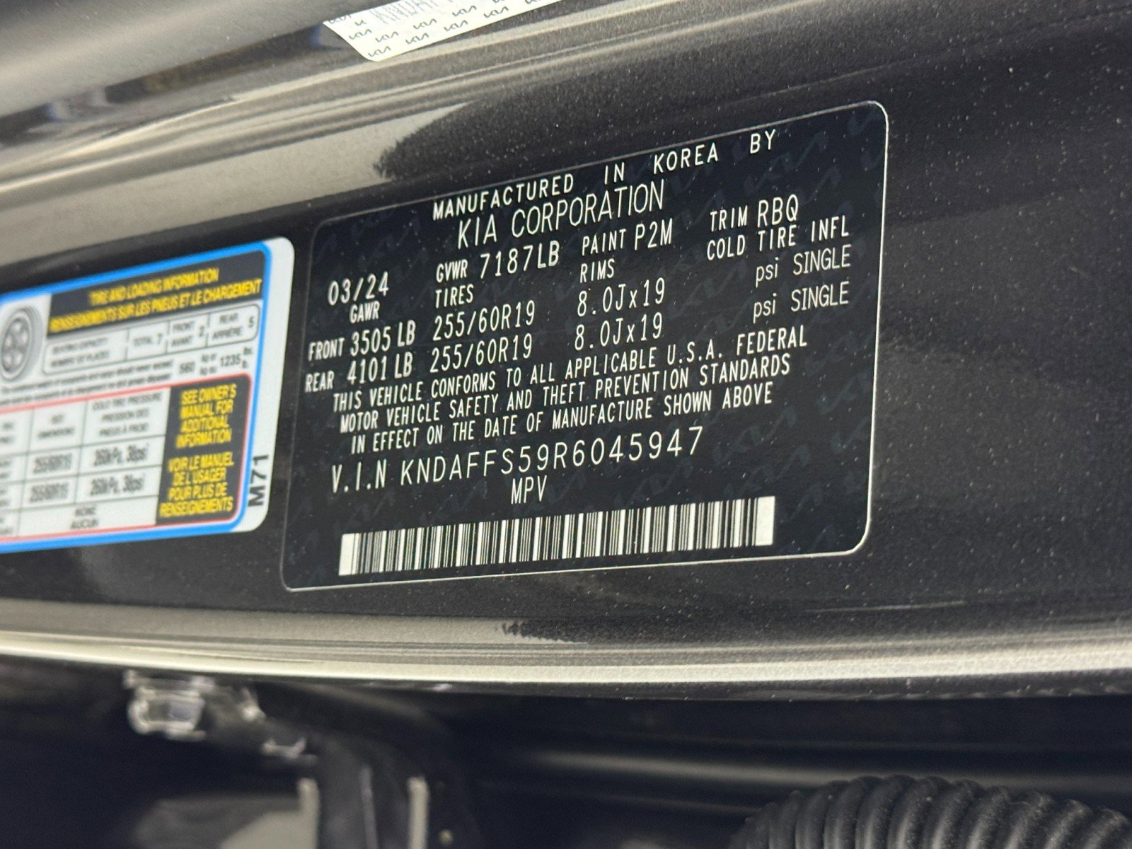 Used 2024 Kia EV9 Wind image 47
