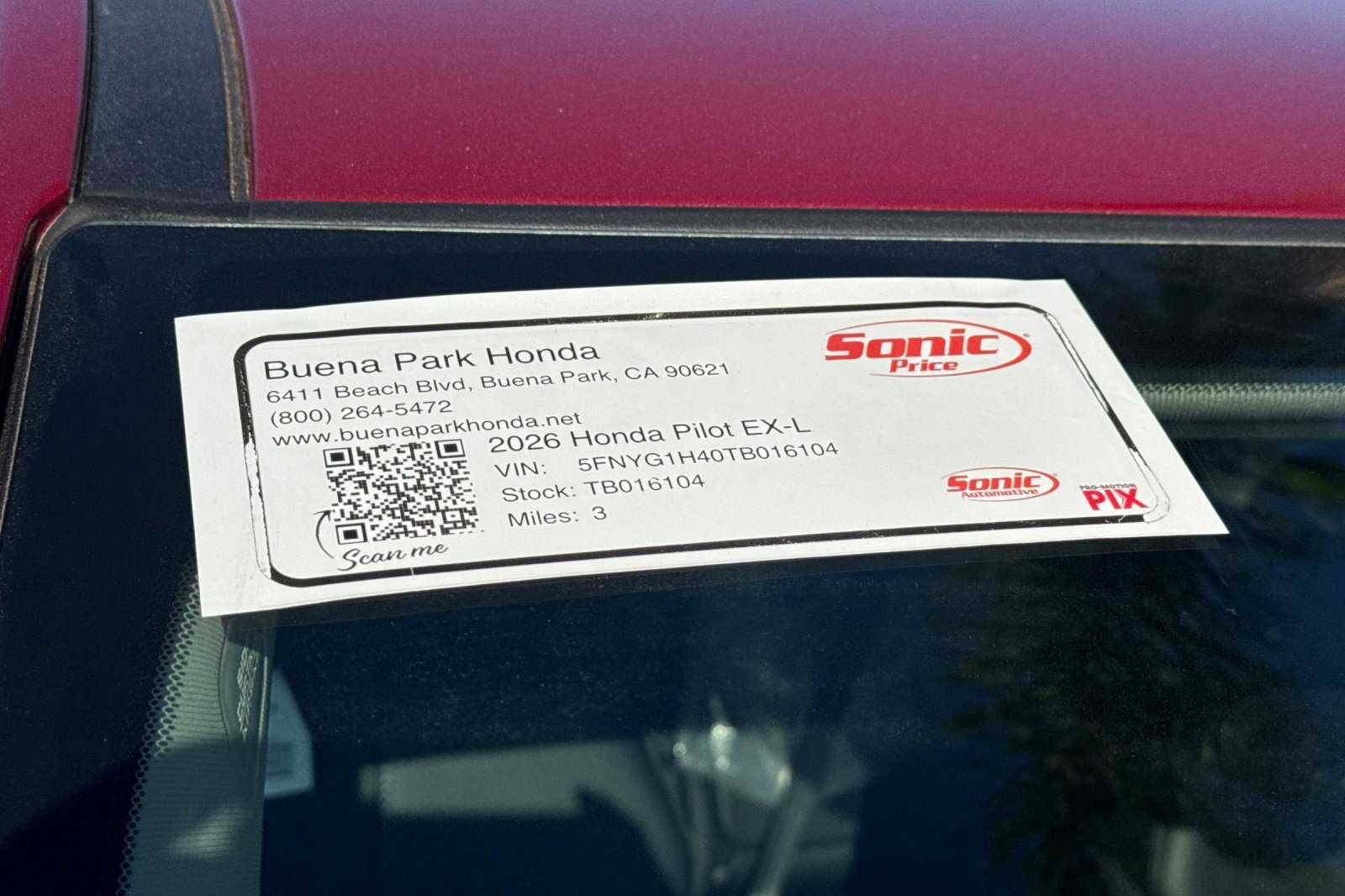 New 2026 Honda Pilot EX-L image 20