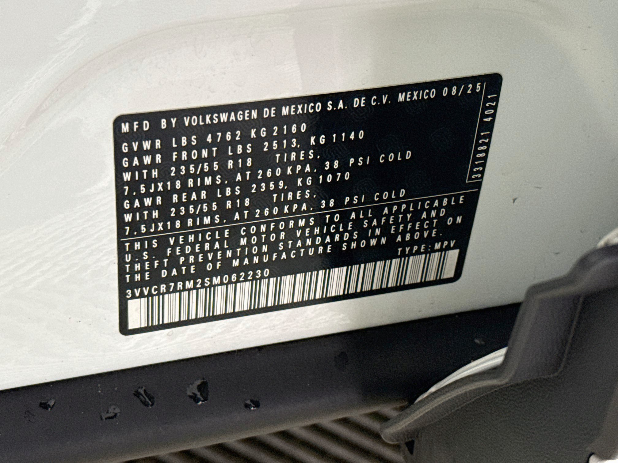 Used 2025 Volkswagen Tiguan S FWD image 40