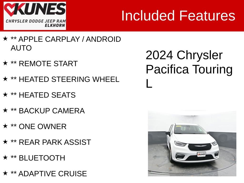 Used 2024 Chrysler Pacifica Touring-L image 2