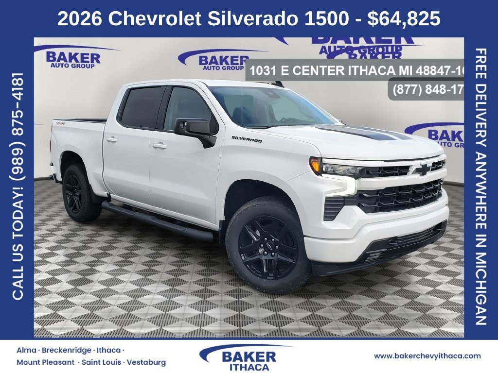 New 2026 Chevrolet Silverado 1500 RST w/ Rally Edition